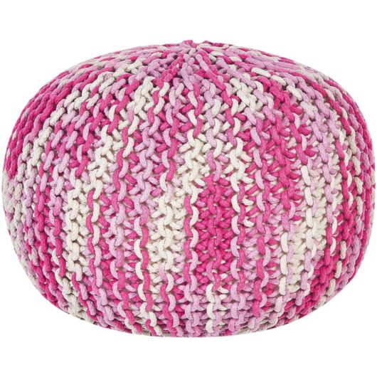 Pouffe CONRAD Cotton Pink