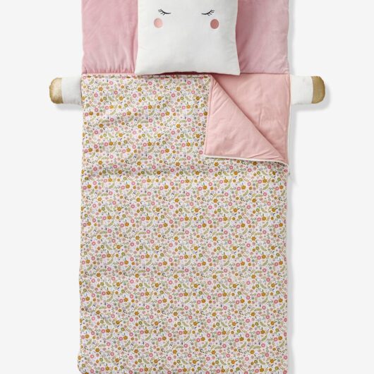 Sleeping Bag + Animal Cushion multicoloured