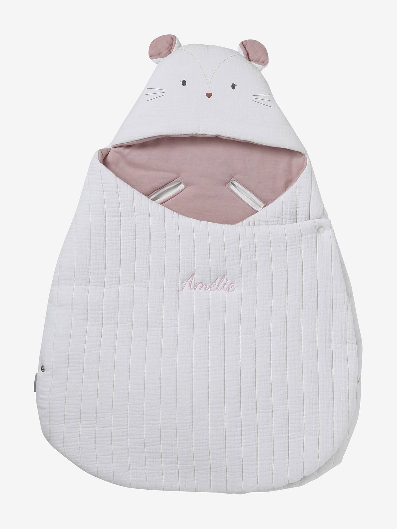 Transformable Baby Nest in Cotton Gauze ecru