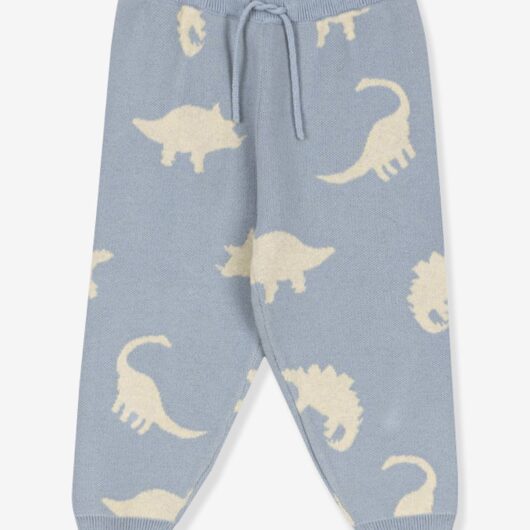 Trousers with Dinosaur Pattern, KONGES SLOJD grey