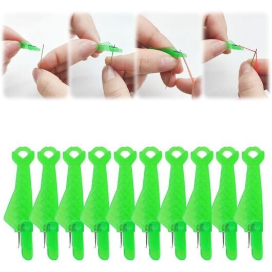 2024 New Sewing Accessories Sewing Needles Needle Threader Sewing Machine Plastic DIY Threader, Thread Guide Sewing Needle Threader for Hand Sewing &
