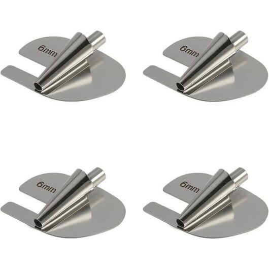4PCS Sewing Machine Accessories, Stainless Steel Rolled Hem Pressers, Suitable for Various Sewing Machine Models, Ideal for a Precise and
