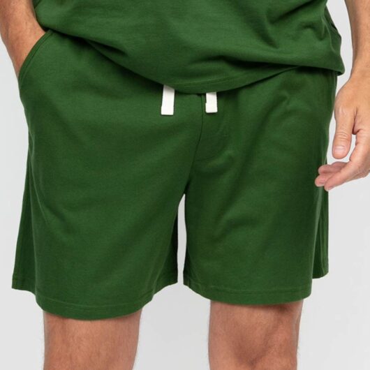 Cyberjammies Cotton Modal Blend Knitted Pyjama Shorts Green