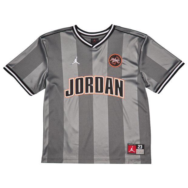 Jordan Sport Jersey Kid's T-Shirts - Grey - Size 8 - 10 Years - Poly Jersey