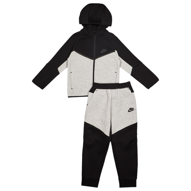 Nike Tech Colorblock Unisex Tracksuits - Black - Size 2 - 3 Years