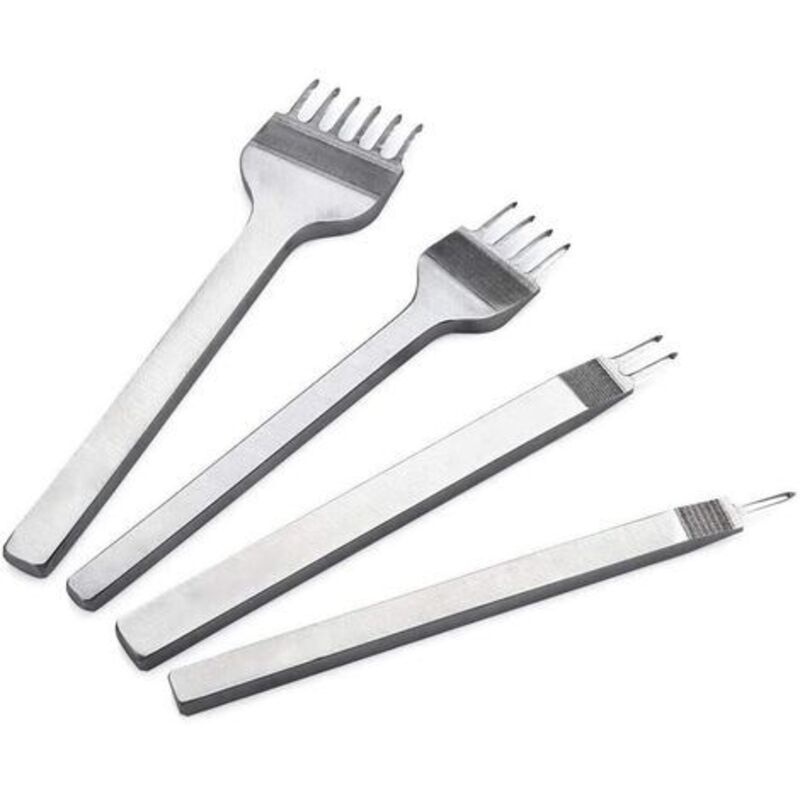 1/2/4/6 Prong Metal Punch Tool for Crafts Sewing (4mm)