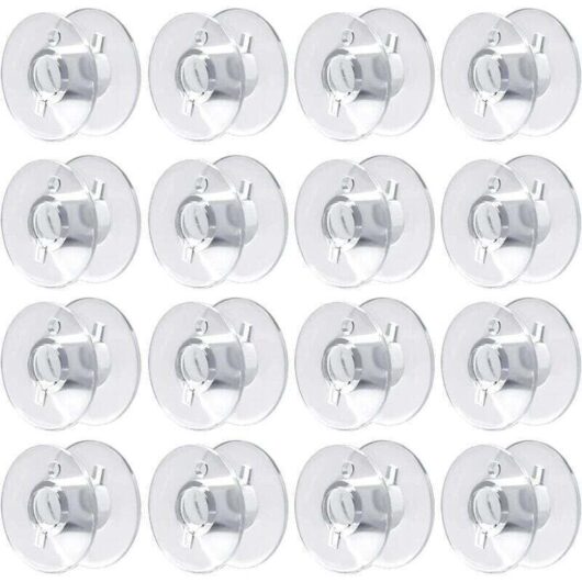 60 bobbins for sewing machines, plastic bobbins compatible with Brother, Singer, Kenmore, Janome and most other brands of sewing machines.