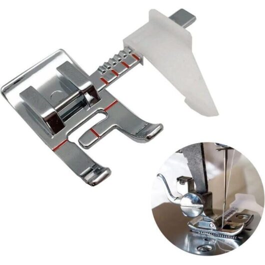 Adjustable guide presser foot, suitable for low-pressure presser feet, accessories for domestic sewing machines, presser foot for rulers and gauges