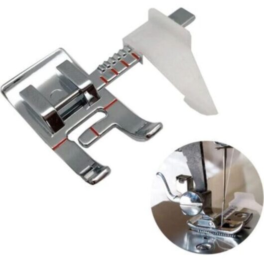 Adjustable guide presser foot, suitable for low-shank sewing machines, domestic sewing machine accessories, presser foot for rulers and gauges