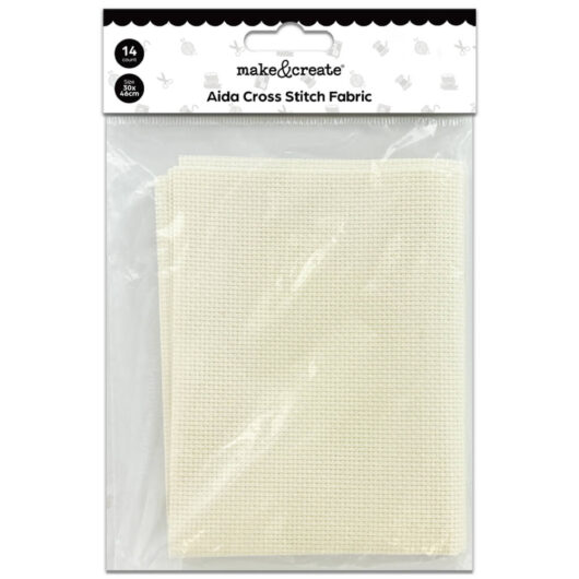 Aida Cross Stitch Fabric: Natural