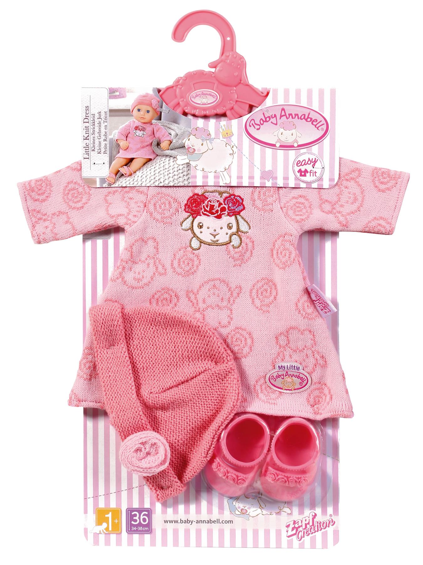 Baby Annabell Little Knit Dress 36cm Doll Outfit