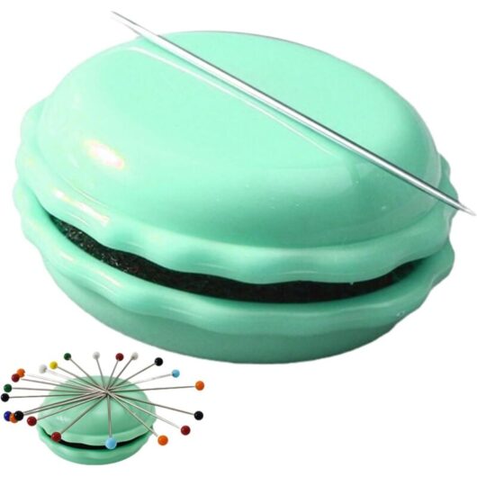 CCYKXA Macaron-Shaped Needle Holder - Sewing Accessories Magnetic Needle Holder for Sewing and Embroidery Needles