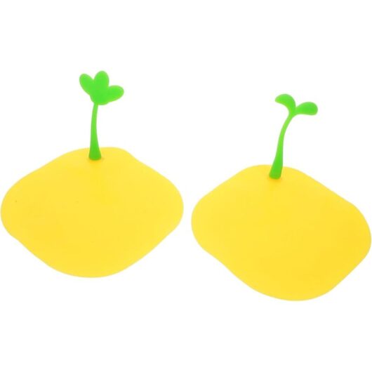 CCYKXA Set of 2 Silicone Floor Drain Covers for Bathroom Drain Cover, Sewer Drain Cover, Kitchen Filter, Waste Stopper, Floor Drain