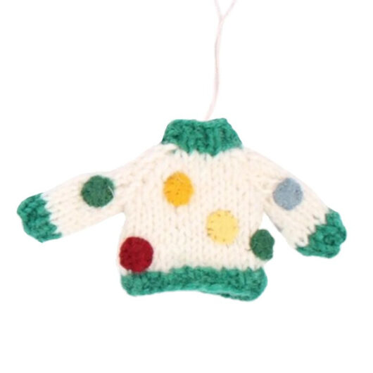 Emma Bridgewater Polka Dot Jumper Felt Decoration Perfect For Decorating The Christmas Tree
