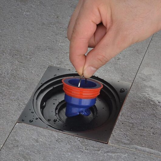 Gotrays - Shower Floor Drain, Backflow Preventer, Odor Stopper, Kitchen and Bathroom Drain Pipes, Silicone, Odor Stopper, Quick Drain Valve, 5.3 x