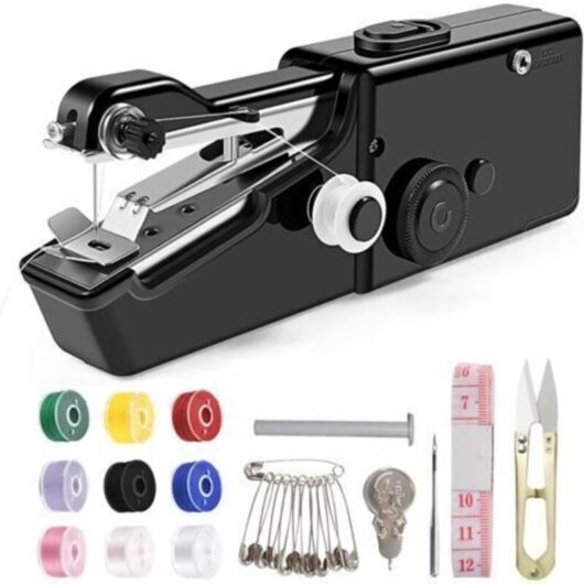 Handheld Sewing Machine, Mini Sewing Machine for Beginners and Adults Fast Sewing, Portable Sewing Machine with Sewing Supplies for Home, Travel, DIY