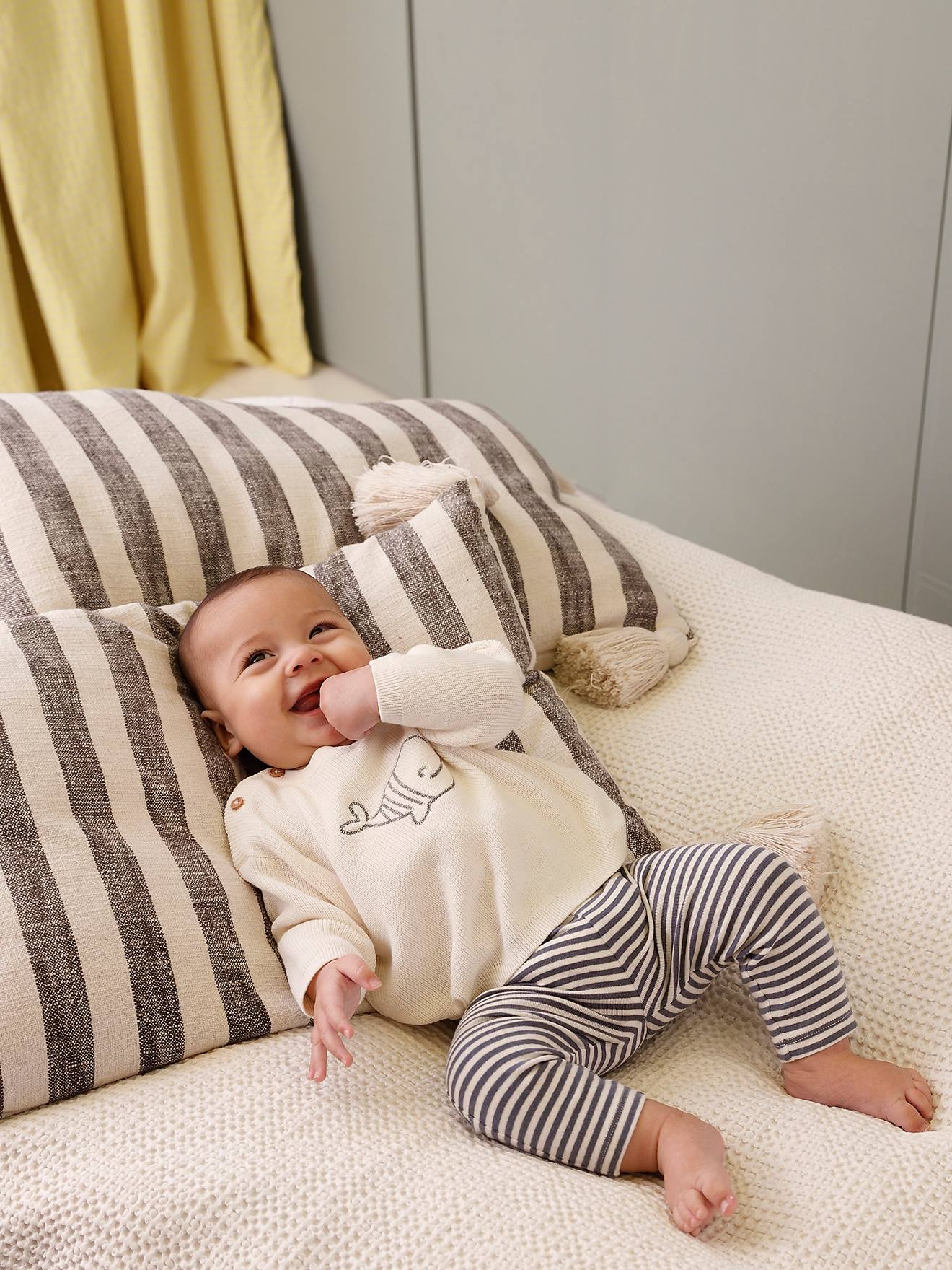 Knitted Set for Newborn Boys blue