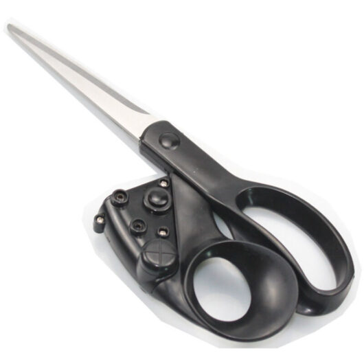 Laser Scissors 26.5x15x3cm - Laser guidance makes cutting easier - Ideal for DIY and small projects