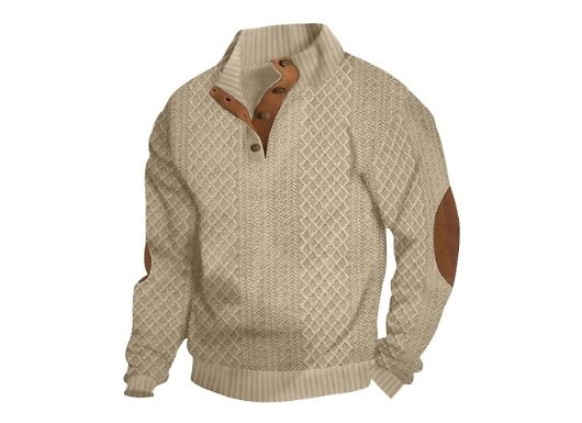 Men's Knit Style Pullover Sweater - 8 Colours & 6 Sizes