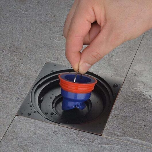 [NEVER USED] Shower Floor Drain Plug, Anti-Backflow, Anti-Odor, for Kitchen and Bathroom Drainage, Silicone, Anti-Odor, Quick Drain Valve, 5.3 x 5.3