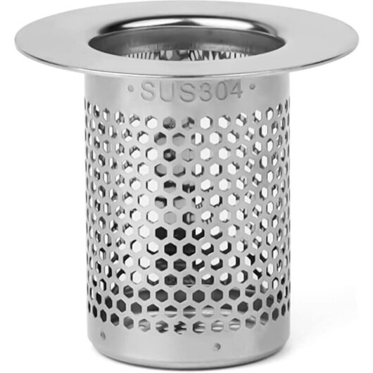 Odipie - never used] Bathtub Drain Strainer, 5 cm Stainless Steel Shower Hair Filter - Kitchen Sink Stopper, Drain Filter Net - for Bathroom, Balcony