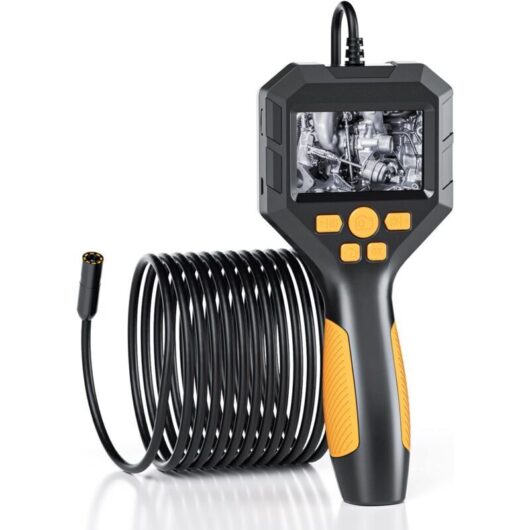 Odipie - never used] Industrial Endoscope 1080P hd Digital Inspection Camera with 8mm Waterproof IP68 Camera, Sewer Camera with 2.8' ips Screen,