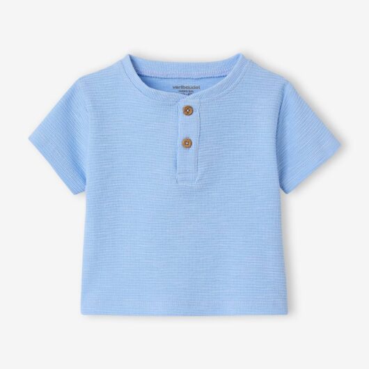 Organic cotton baby t-shirt blue