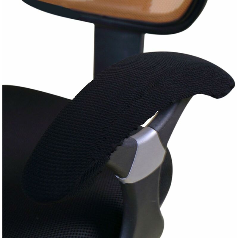 Pair Armrest Cover for Office Chair/Office Chair Armrest Cover Elbow Cushion Gaming Chair Arm Pad Black