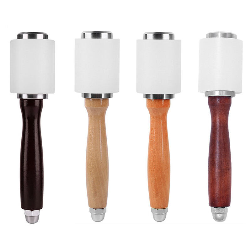 Pcs Nylon Mallets Set with Wooden Handles - Tools for Sewing, Leather Craft, Leather Working, Engraving, Stamping and Punching