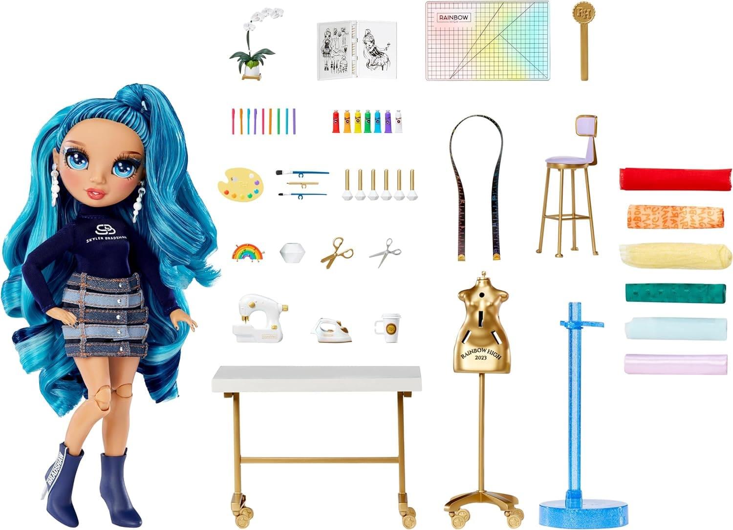 Rainbow High Dream & Design Fashion Studio Playset and Skyler Fashion Doll