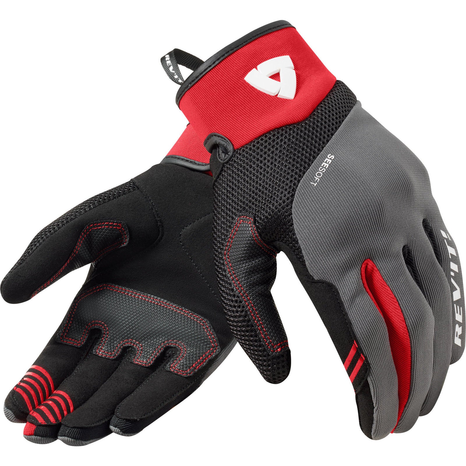 Rev It Endo Ladies Motorcycle Gloves M Grey Red