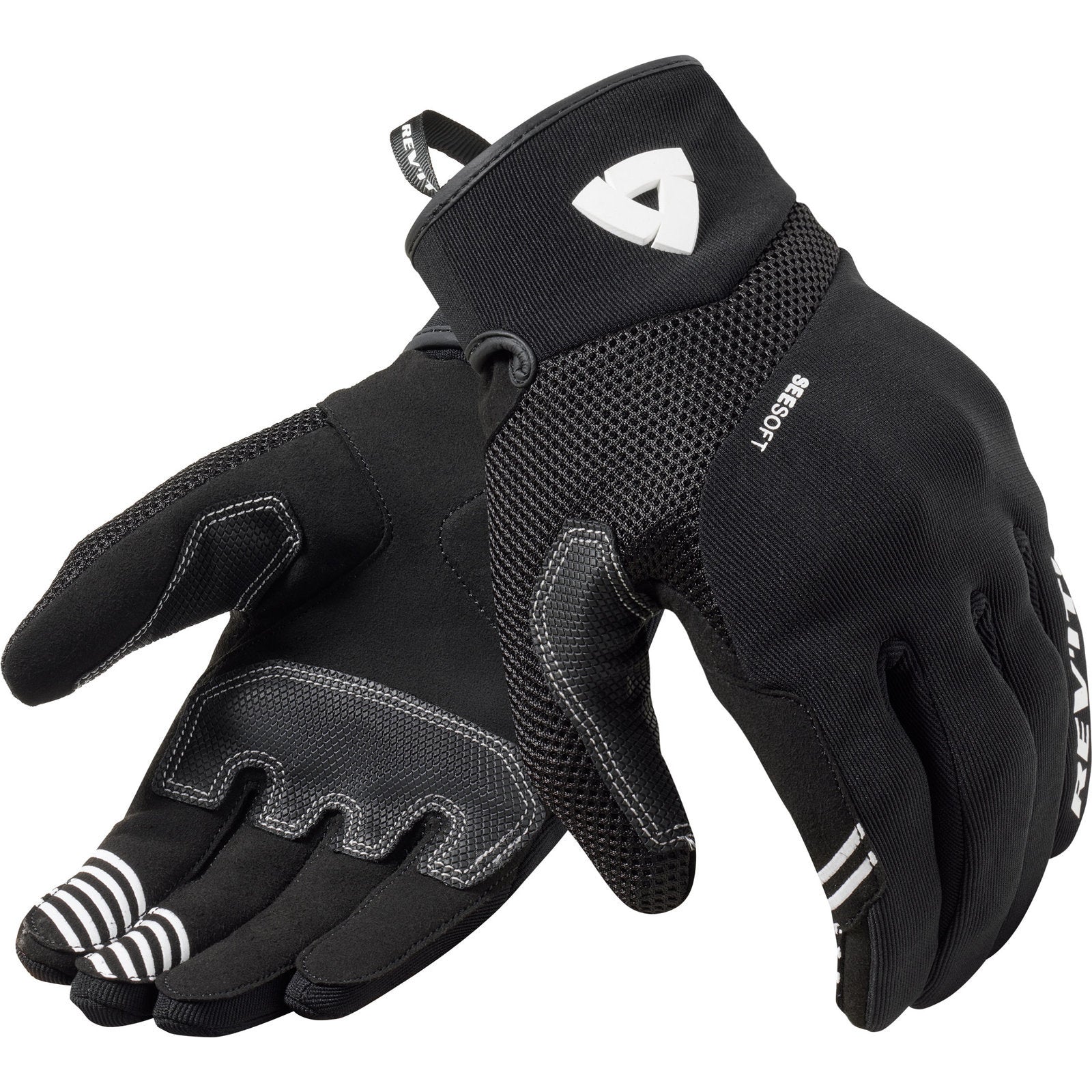 Rev It Endo Motorcycle Gloves L Black White