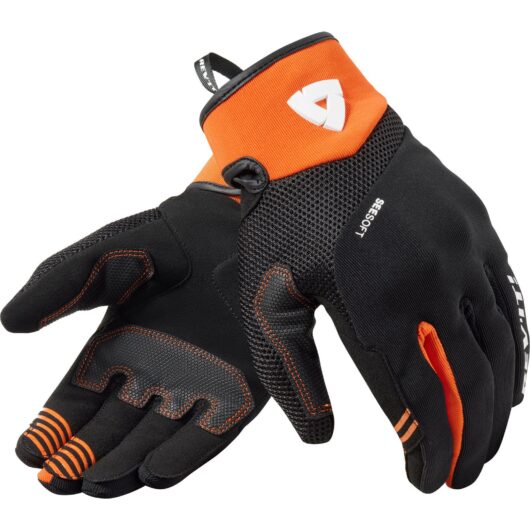 Rev It Endo Motorcycle Gloves S Black Orange