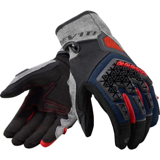 Rev It Mangrove Motorcycle Gloves 3XL Silver Blue