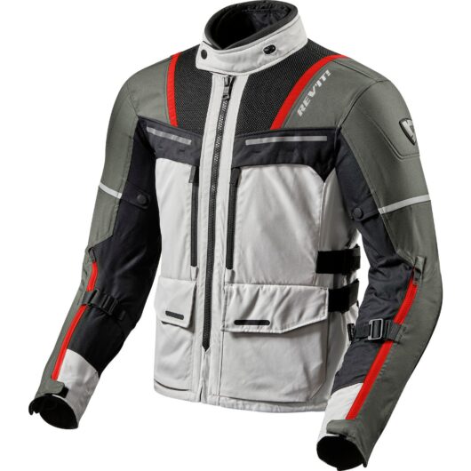 Rev It Offtrack Jacket Small Silver Red