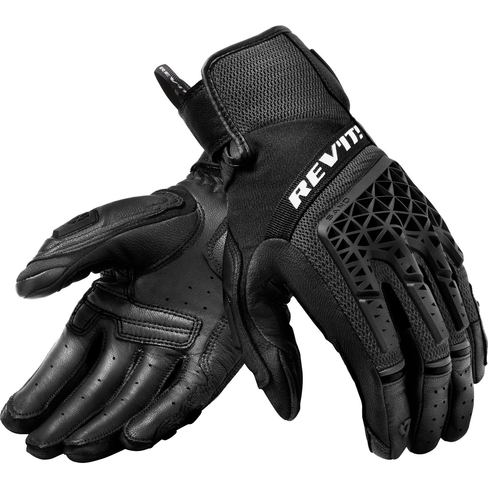 Rev It Sand 4 Leather Gloves 2X-Large Black