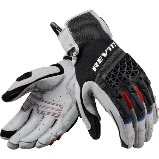 Rev It Sand 4 Leather Gloves X-Large Light Grey Black