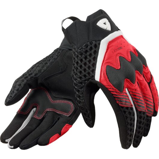 Rev It Veloz Ladies Motorcycle Gloves XL Black Red