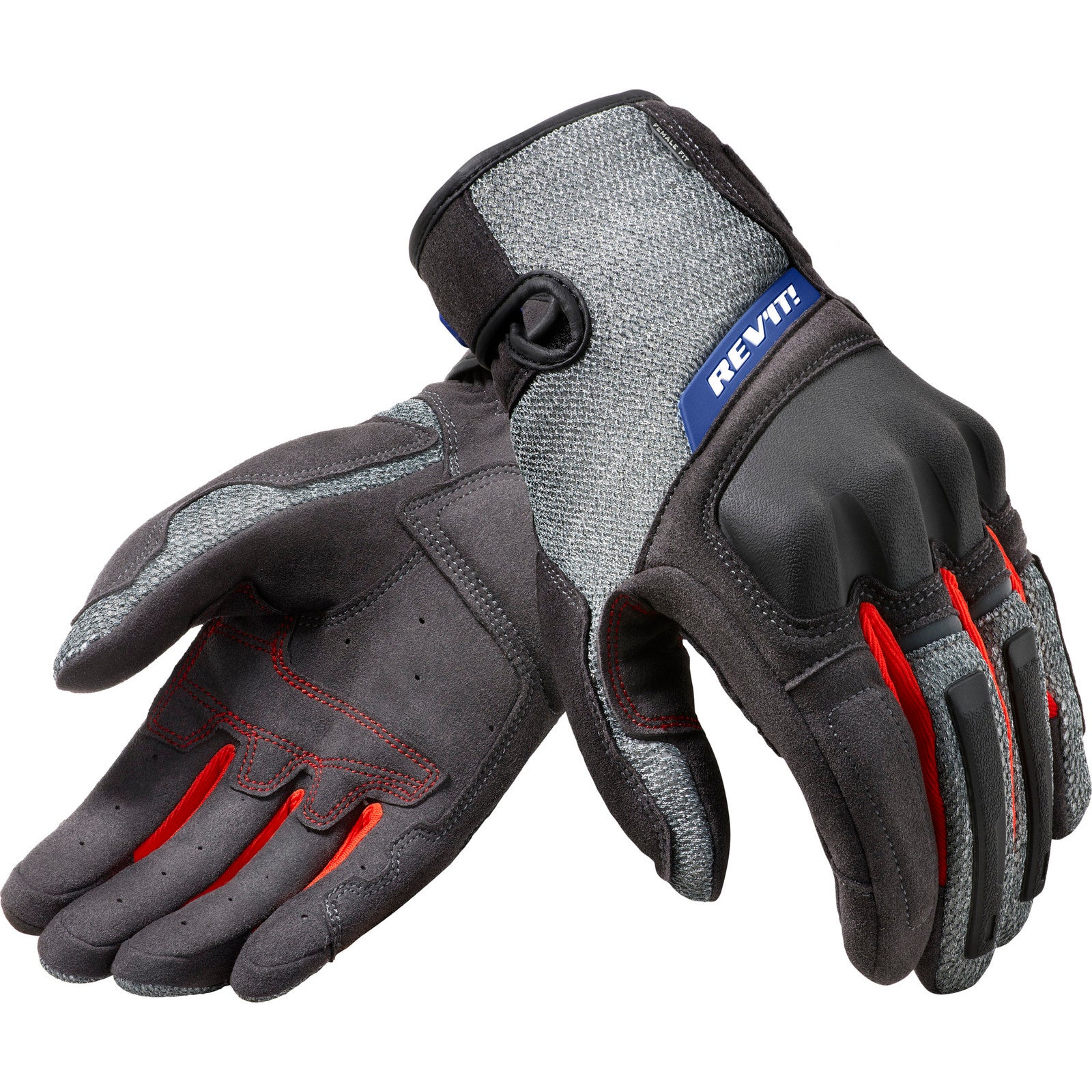 Rev It Volcano Ladies Gloves Medium Black Grey