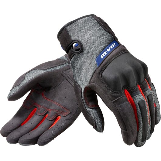 Rev It Volcano Motorcycle Gloves M Black Grey