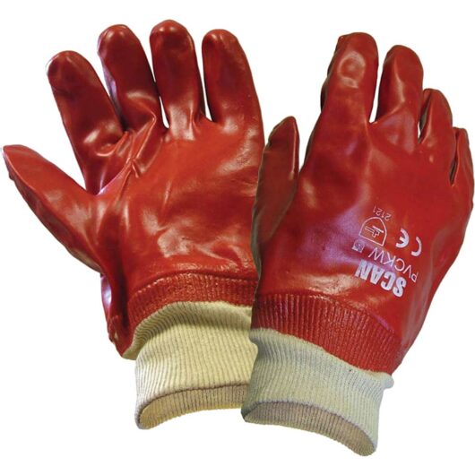 Scan PVC Knitwrist Glove