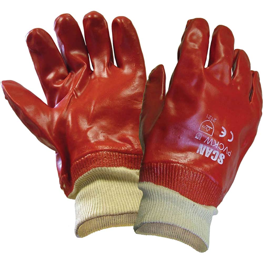 Scan PVC Knitwrist Glove