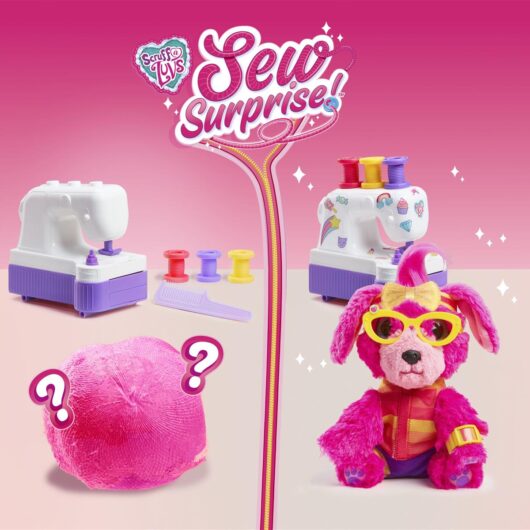 Scruff-a-Luvs Sew Surprise! - Pink Plush