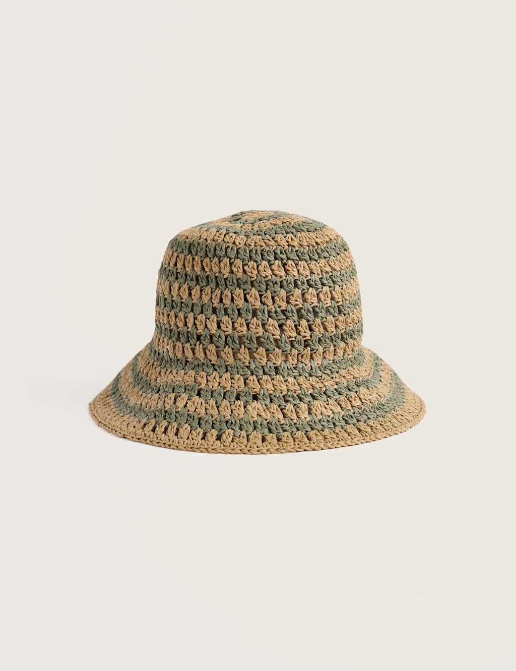 Seasalt Cornwall Knitted Bucket Hat Green Mix
