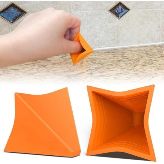 Set of 2 silicone sewing tools, caulking finishing tool kit, silicone removal kit, reusable caulking applicator, kitchen sink seal finishing tool and