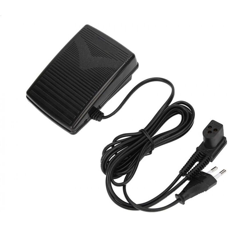Sewing Machine Foot Pedal, 220V EU Plug Universal Sewing Machine Foot Pedal with Power Cord for Sing 974 Sewing Machine