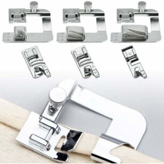 Sewing machine accessories hemmer hemmer foot 4/8" 13mm 6/8" 19mm 8/8" 25mm