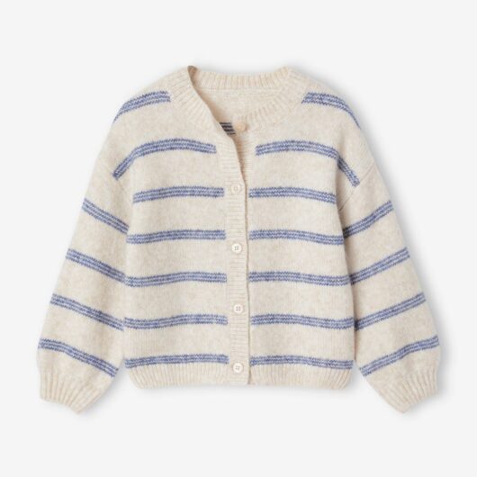 Soft Knit Cardigan for Girls vanilla