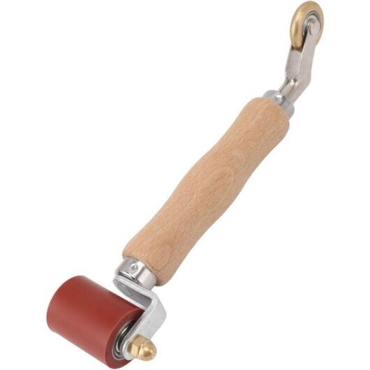 in 1 Pressure Rollers, Heavy Duty Crimping Roller, 40mm Silicone Sewing Roller, Brass Floor Corner Sewing Roller for Welding PVC/TPO/EPDM Tarpaulins