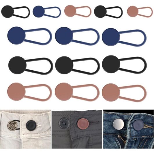 15 Trouser Button Extenders, Trouser Wideners, Button Extensions, Elastic Waist Extenders, Trouser Extenders for Jeans, Shirts, Dresses, Pants